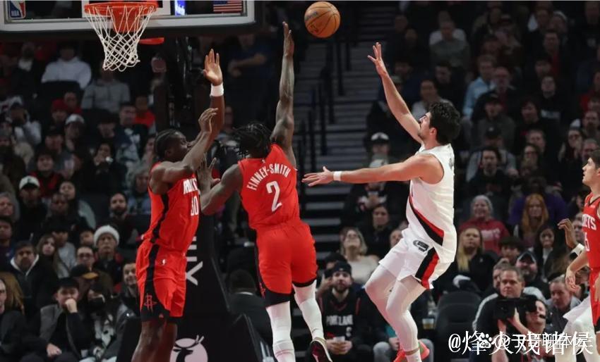 杨瀚森贡献3分3板2助,阿夫迪亚狂砍41分,开拓者1分惊险击败火箭 杨瀚森贡献3分3板2助,阿夫迪亚狂砍41分,开拓者1分惊险击败火箭